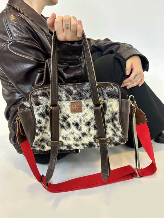 Lulé Bag Pinta Cow Print