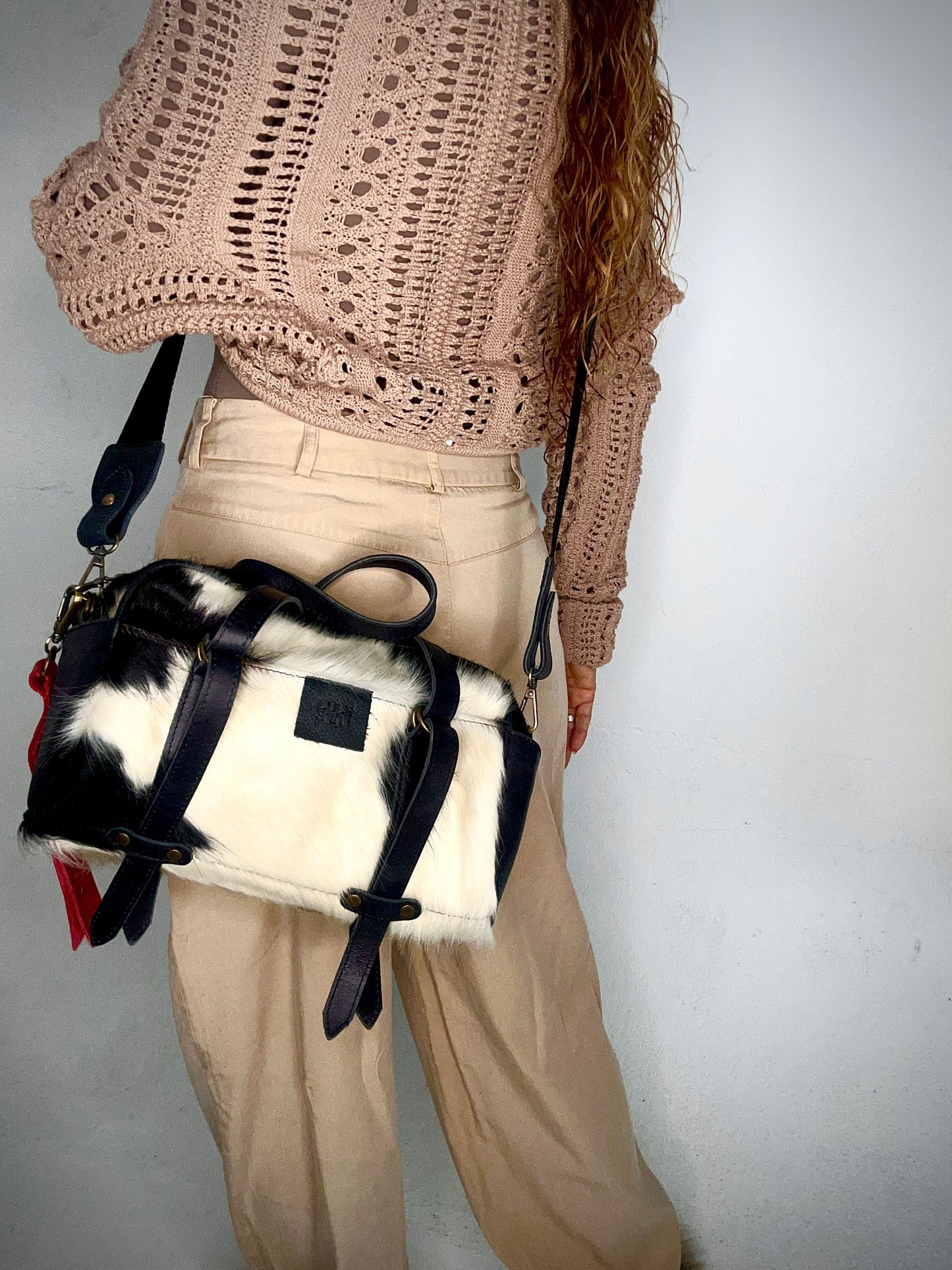 Lulé Bag Manchas negras pequeña