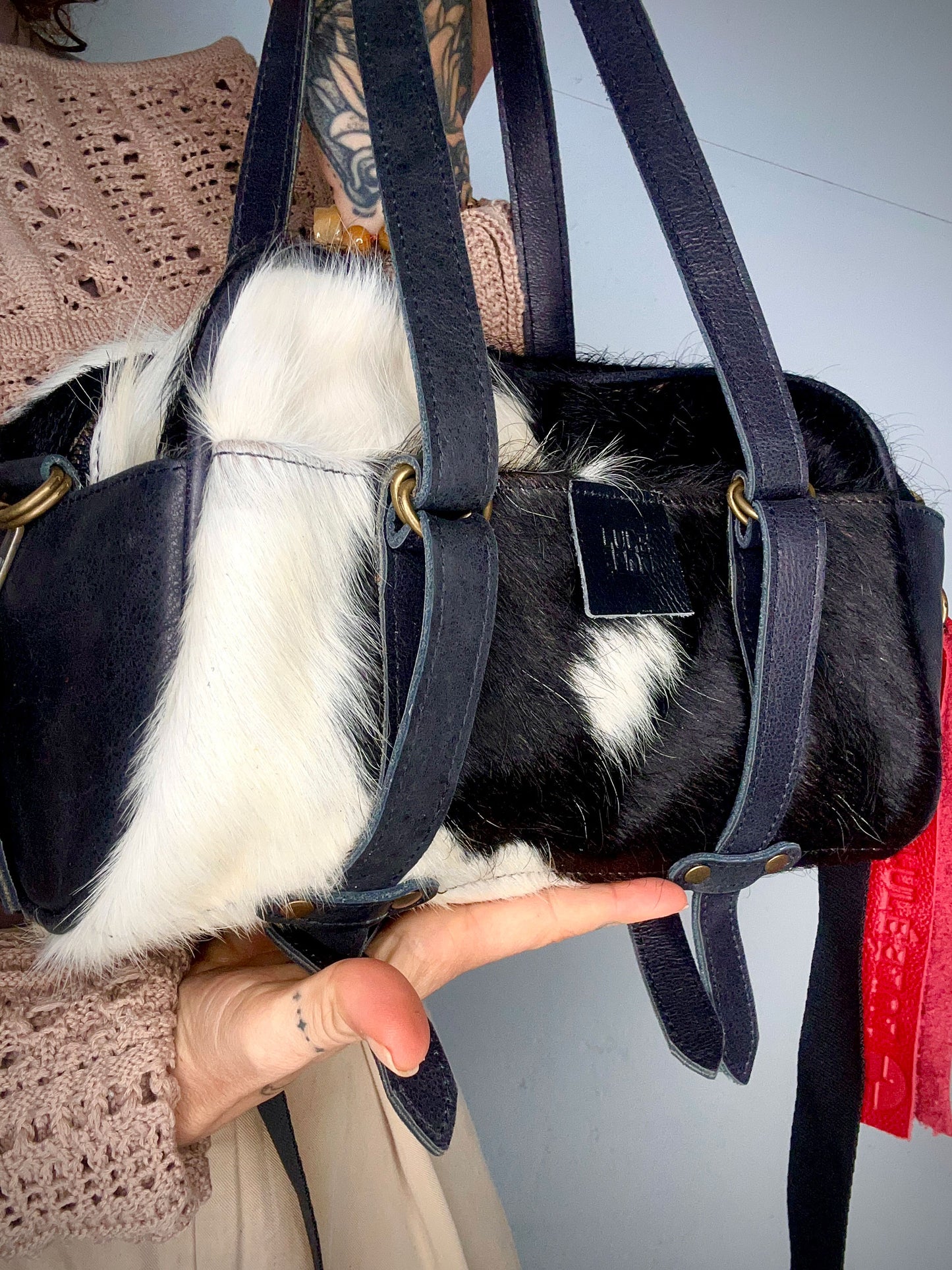 Lulé Bag Manchas negras pequeña