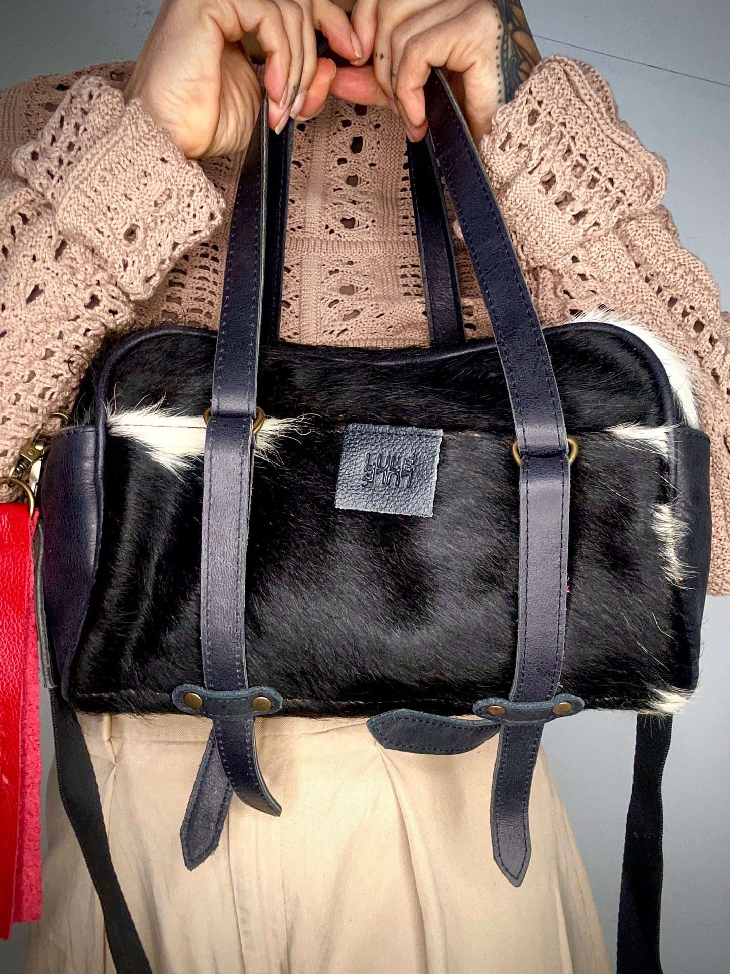 Lulé Bag Manchas negras pequeña