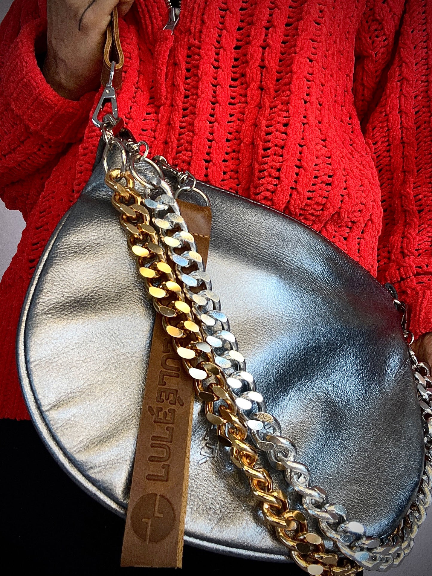 Dúo Bag Negro y Plata Noche