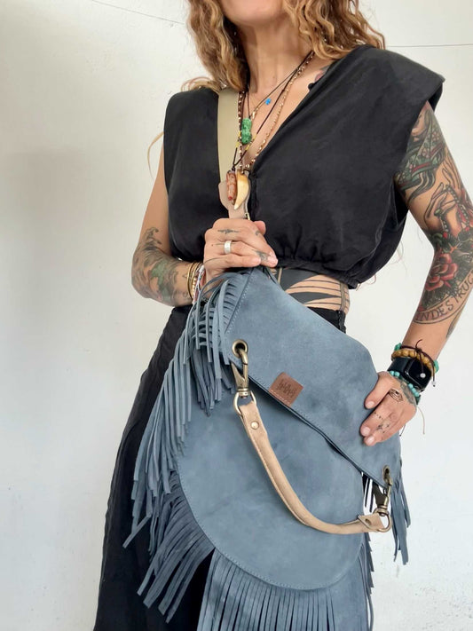 Nativa Bag Strap Gris Azul