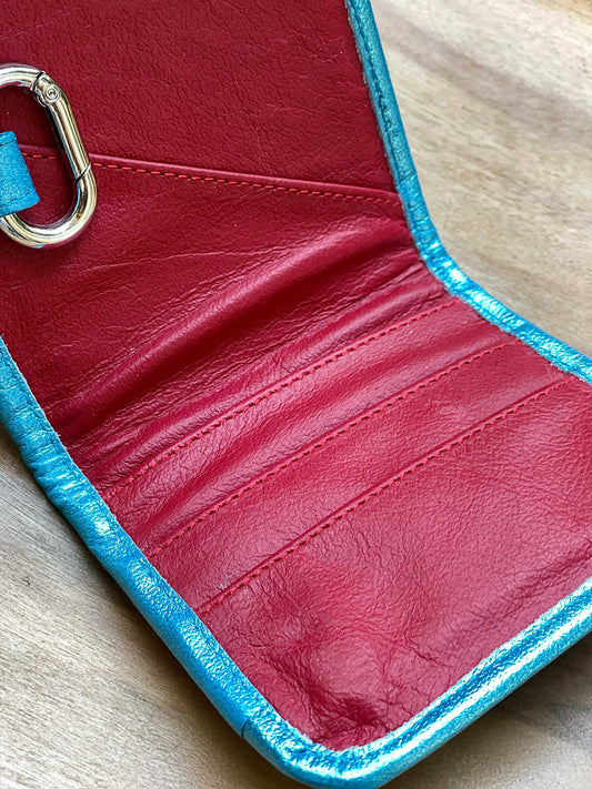 Small Lulé Wallet Blue