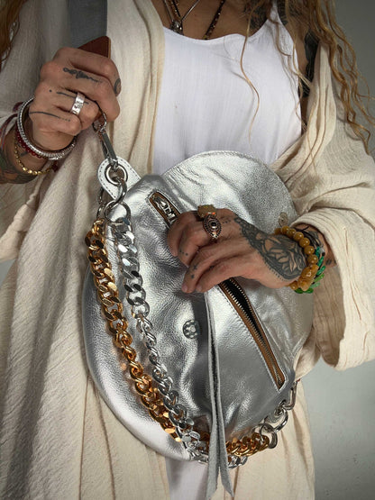 Reptilia Bag Plateada