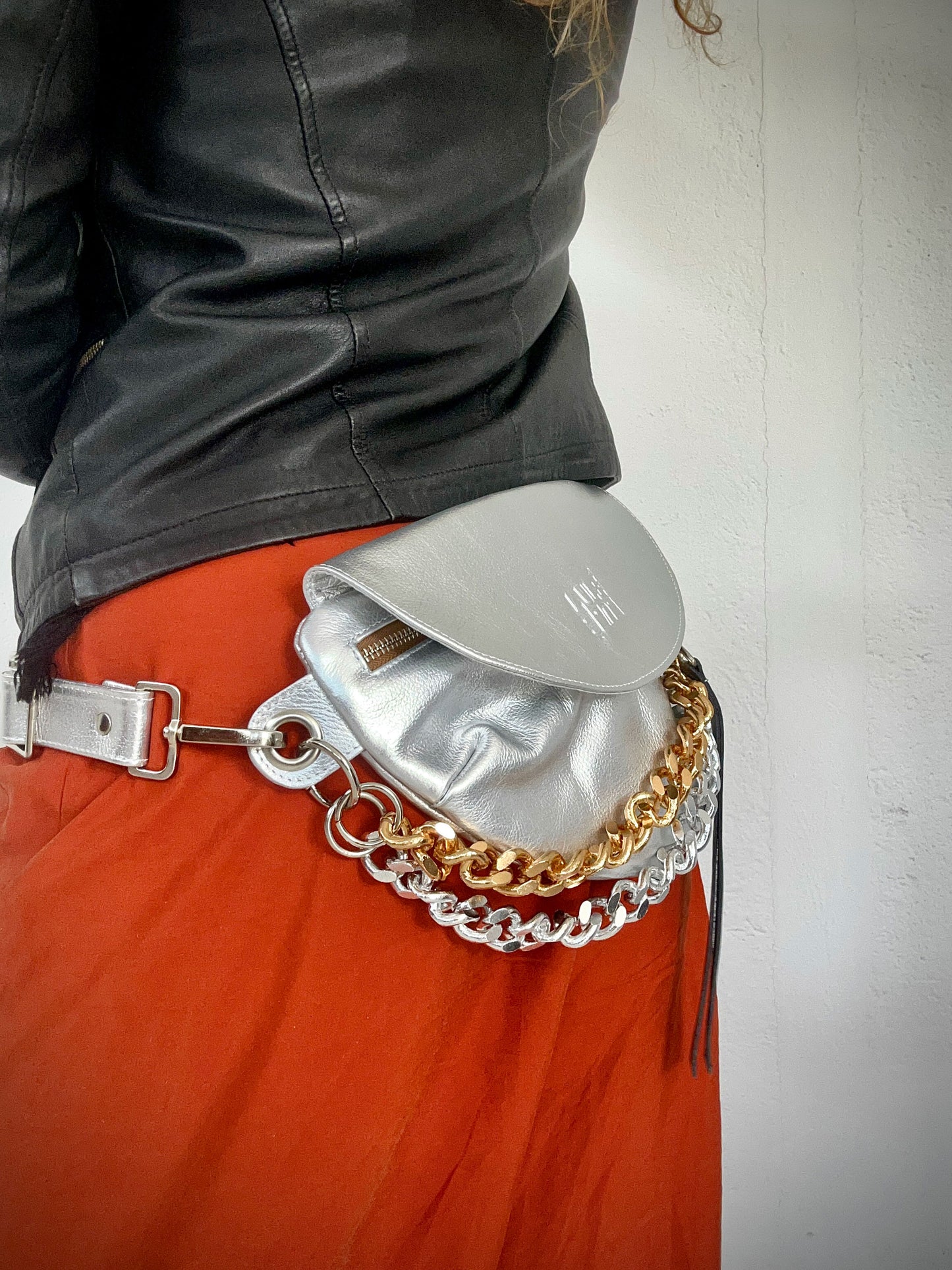Reptilia Bag Plateada