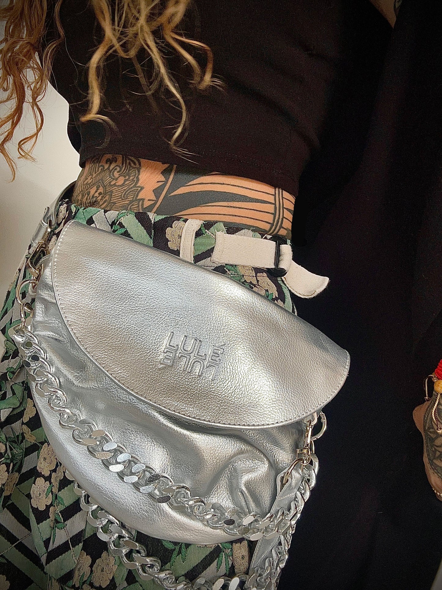 Reptilia Bag Plateada