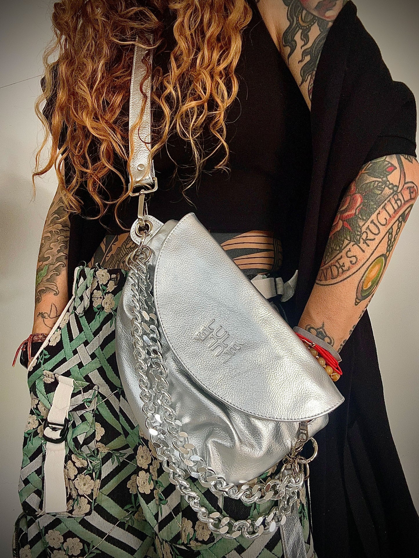 Reptilia Bag Plateada