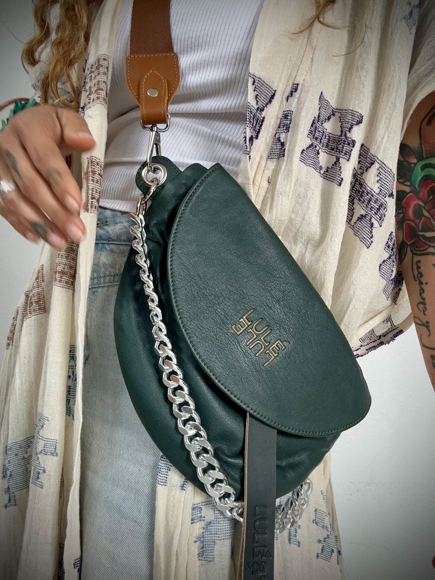 Reptilia Bag Verde Oscuro