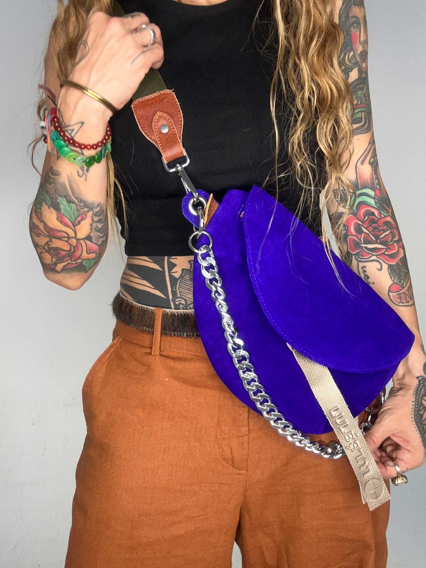 Reptilia Bag Azul Violeta