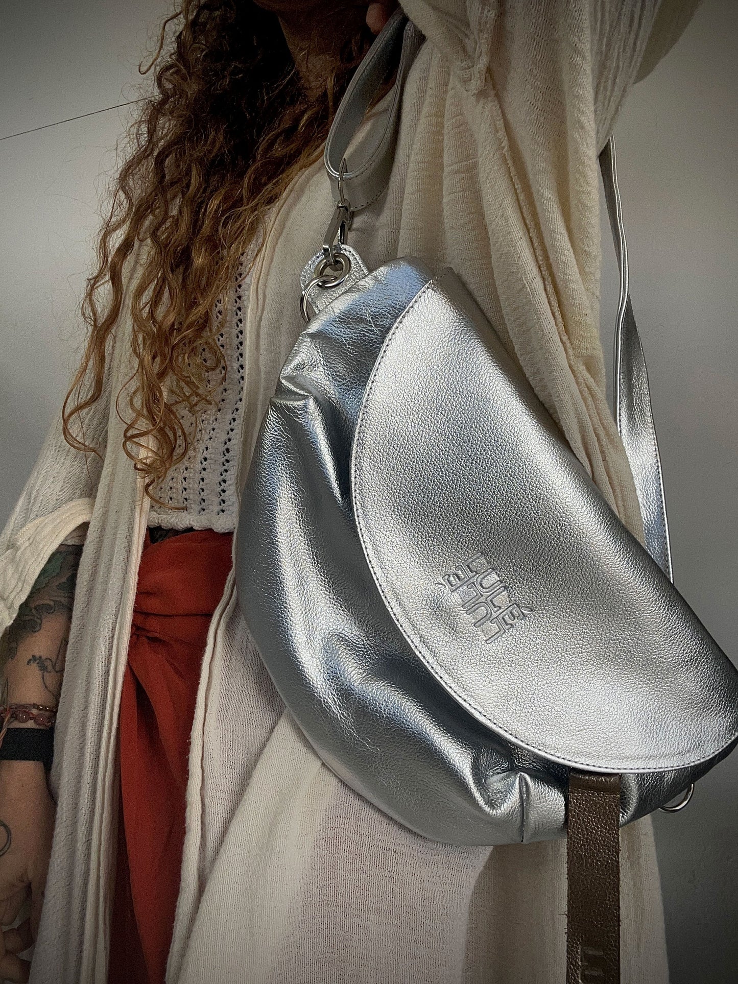 Reptilia Bag Plateada