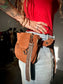 La Roma Bag Mini Miel Gamuzada