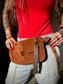 La Roma Bag Mini Miel Gamuzada