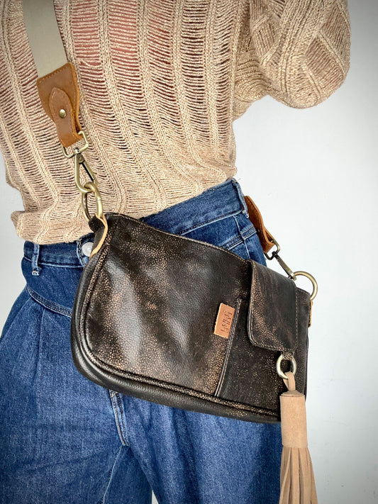 La Roma Bag Mini Negra