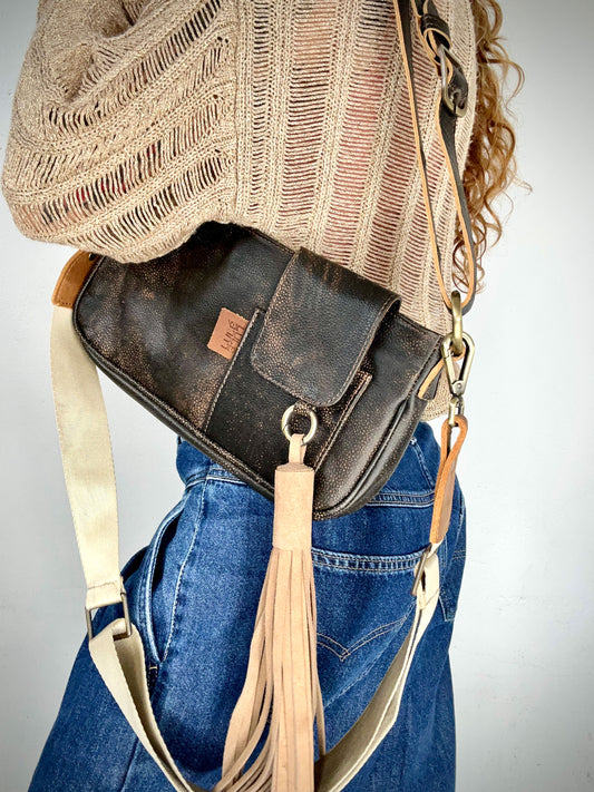 La Roma Bag Mini Negra