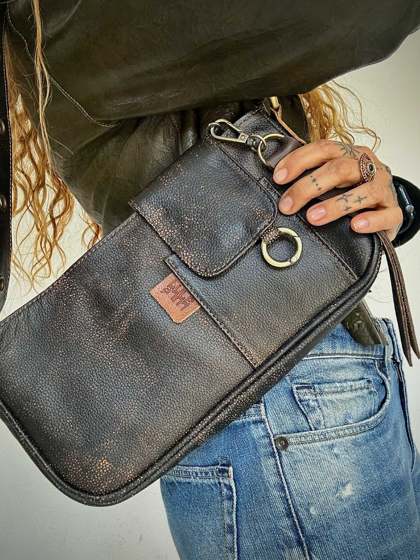 La Roma Bag Mini Negra