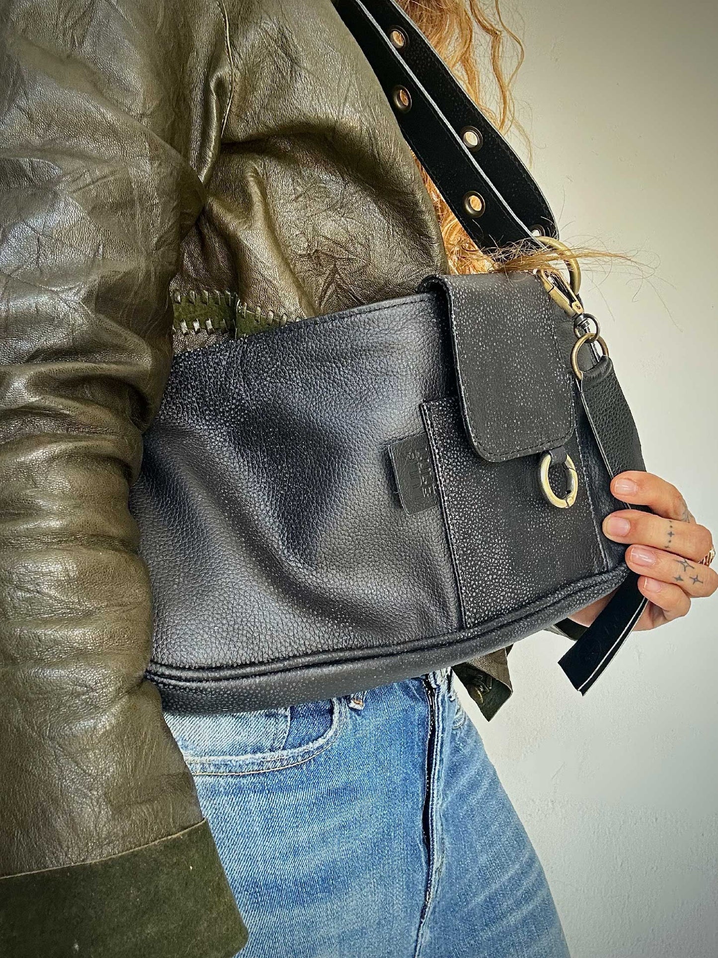 La Roma Bag Mini Negra